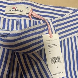 Vineyard Vines Linen Stripe Catamaran Pant